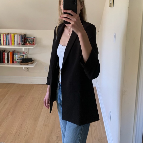 New Look Black Tailored Blazer - Classic & Versatile - Picture 3 of 6